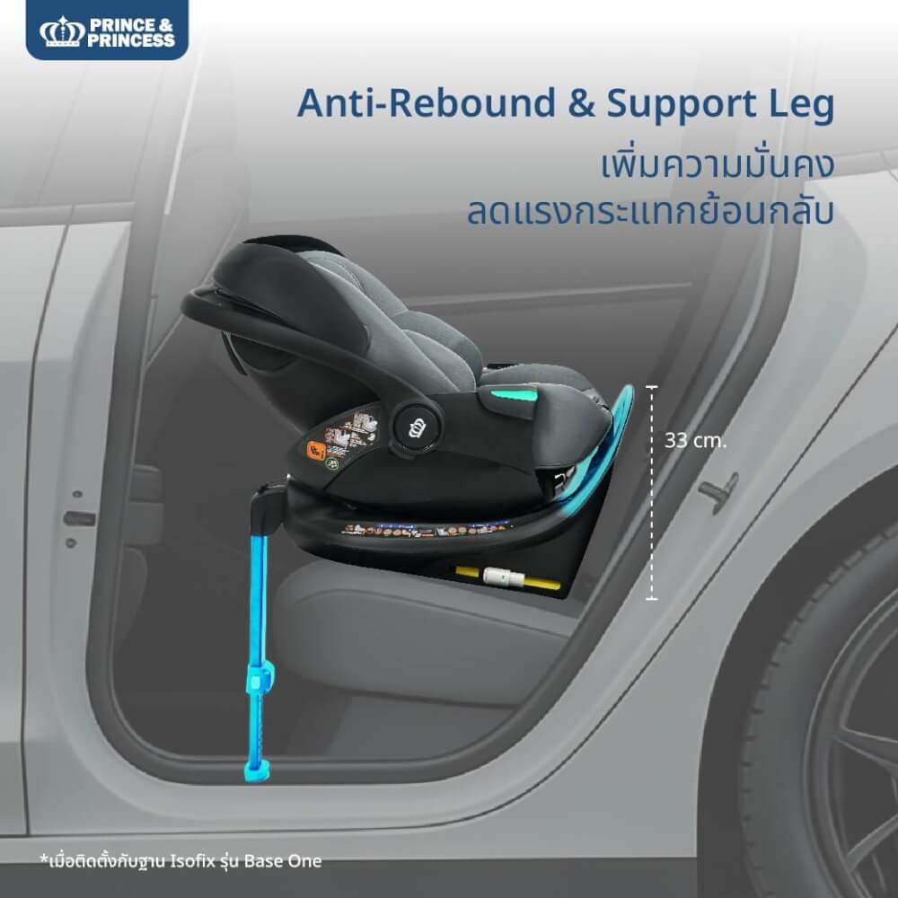 ฐานคาร์ซีท ISOFIX PRINCE & PRINCESS รุ่น BASE ONE_1